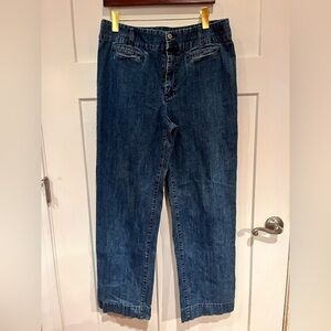 Vintage laura ashley wide leg jeans size 16